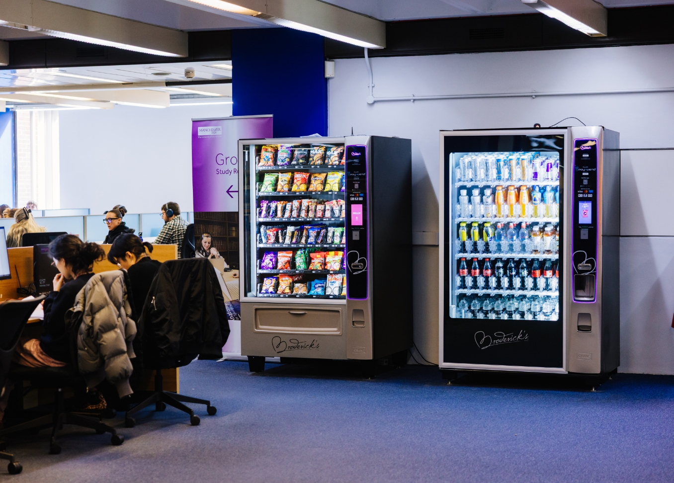 Broderick's vending machines