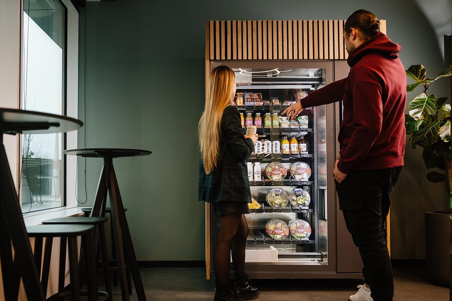 Payment at vending machine