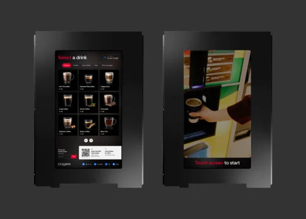 Coges Elysium smart screen for vending