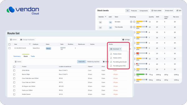 Coges Vendon Cloud route planning
