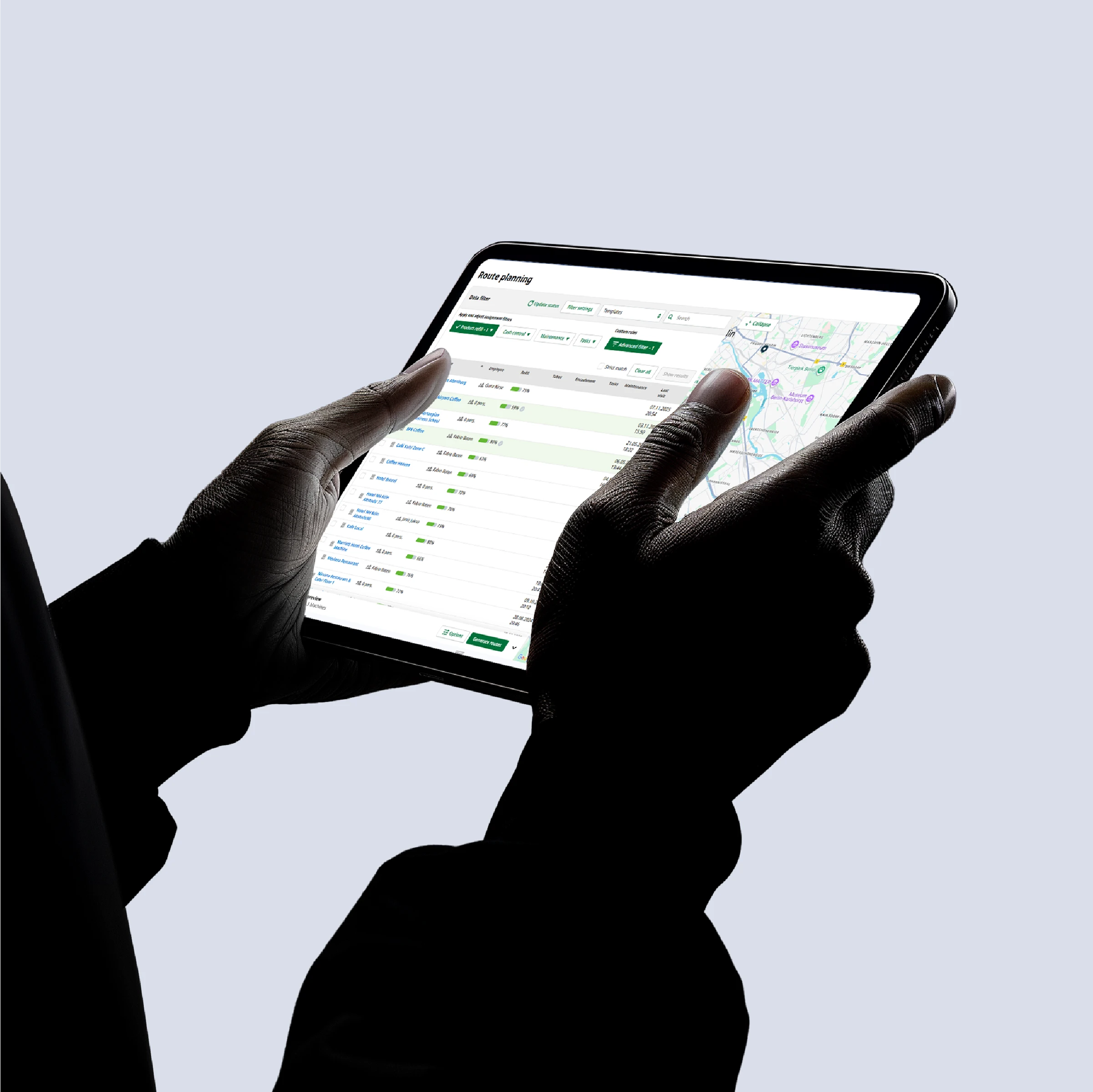 Vendon Cloud route planning