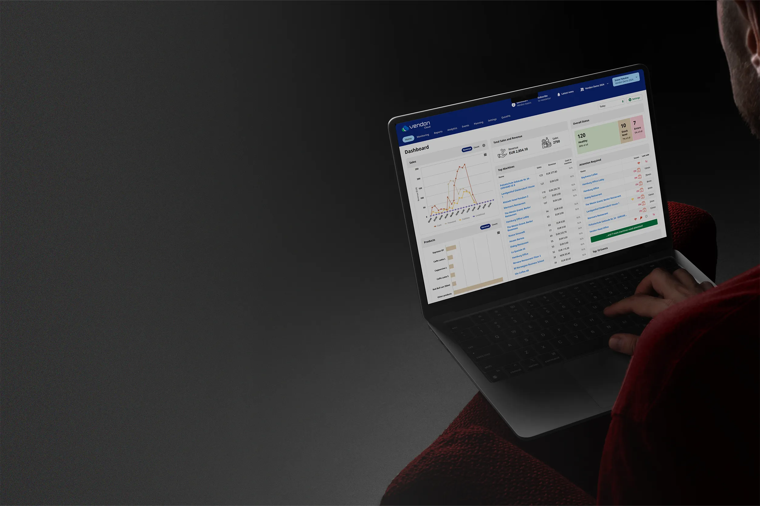 Vendon Cloud connectivity