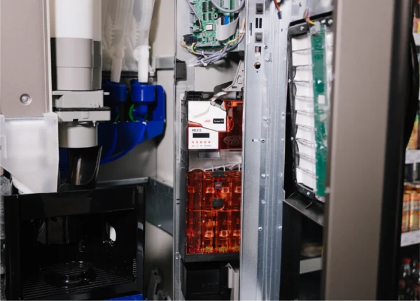 Hexis change giver coin mechanism for vending