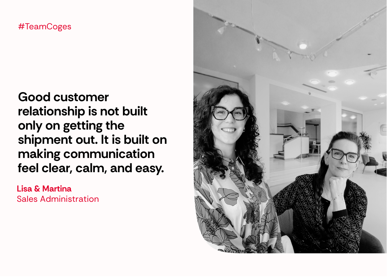 Lisa and Martina Coges Sales administration